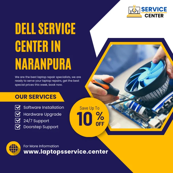 Dell Laptop Service Center in Naranpura