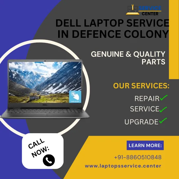 Dell Laptop Service Center in Defence Colony