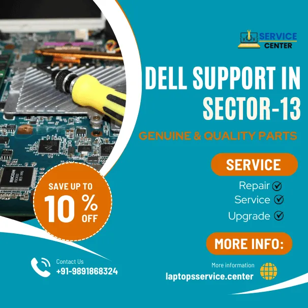 Dell Laptop Service Center in Dwarka Sector-13