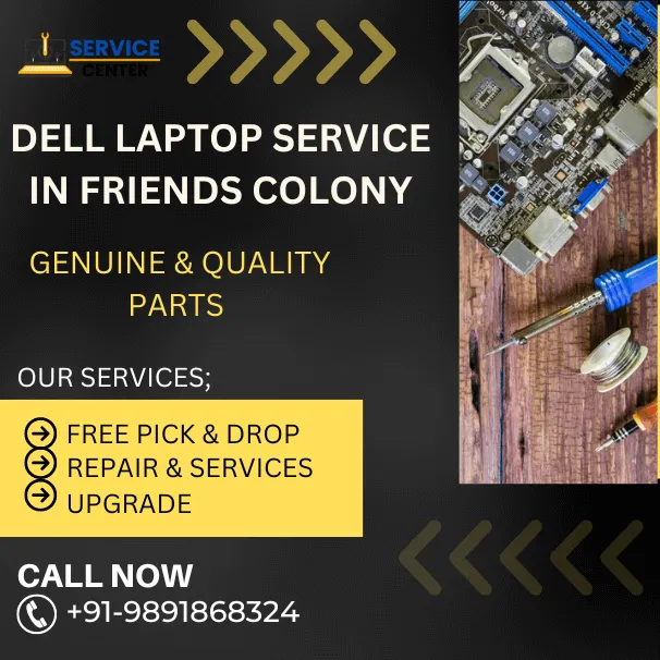 Dell Laptop Service Center in Friends Colony