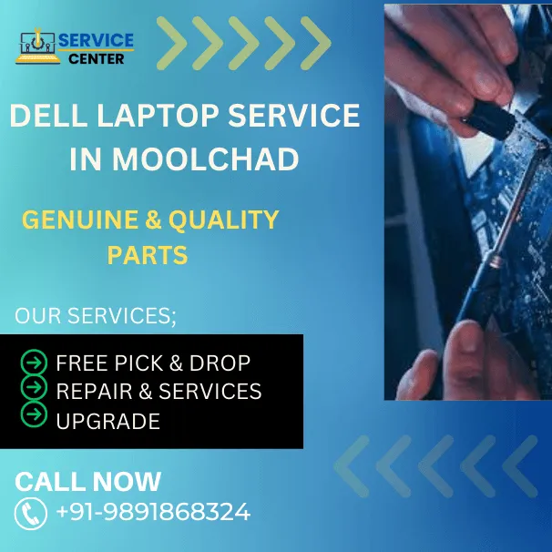 Dell Laptop Service Center in Moolchand