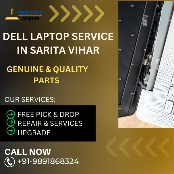 Dell Laptop Service Center in Sarita Vihar