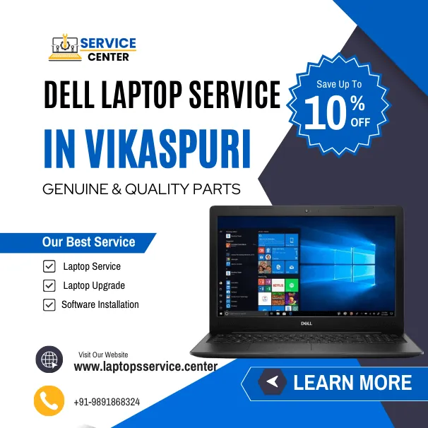 Dell Laptop Service Center in Vikaspuri