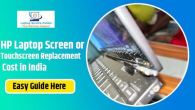 HP Laptop Screen or Touchscreen Replacement Costs in India