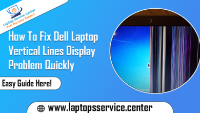 Dell Laptop Vertical Lines Display Problem