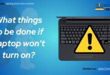 Laptop won't turn on