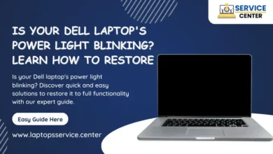 Is Your Dell Laptop's Power Light Blinking Learn How to Restore