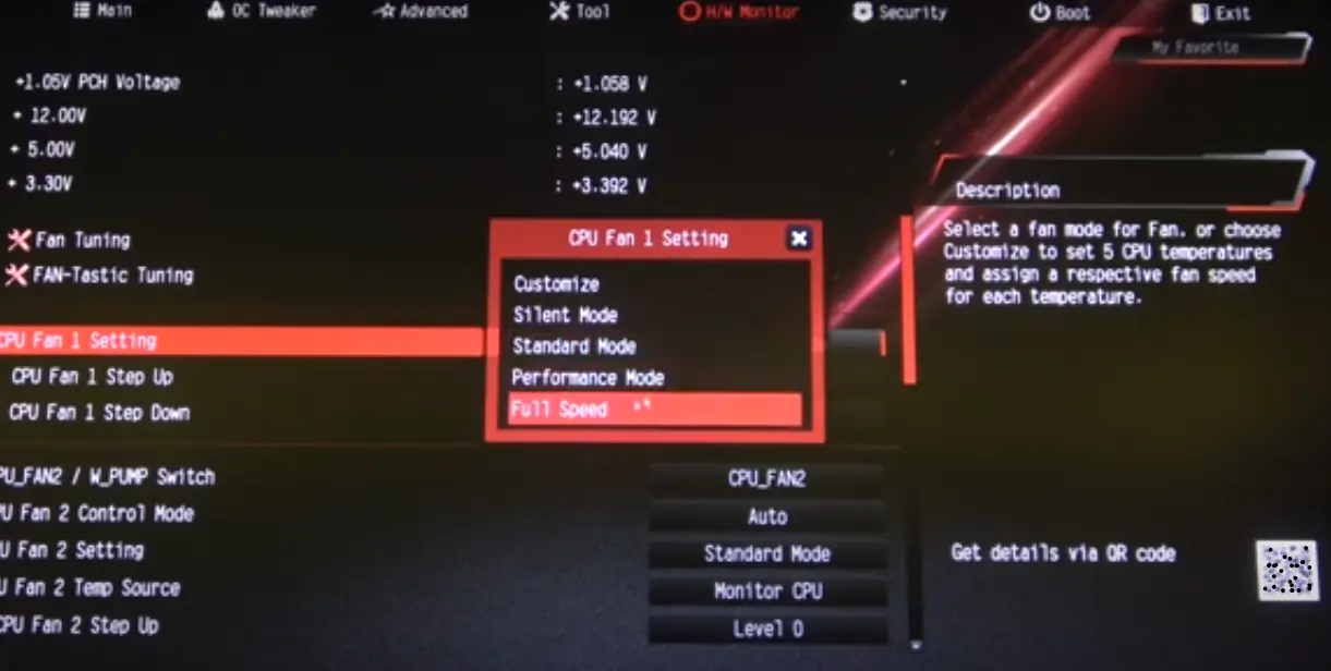 Compatibility warning when fan speed control is restricted by laptop BIOS