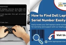 How to Find Dell Laptop Serial Number Easily
