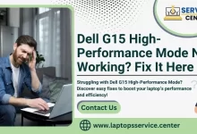 Dell G15 High-Performance Mode Not Working
