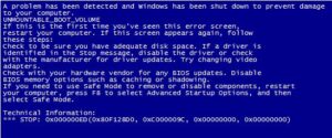 Dell Laptop Blue Screen
