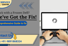 frozen dell laptop