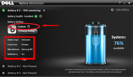 Dell Laptop Battery not charging