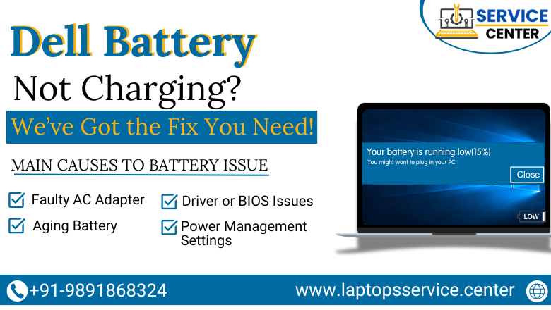 Dell Laptop Battery Not Charging? Find 7 Easy Fixes Here Dell laptop Battery not charging