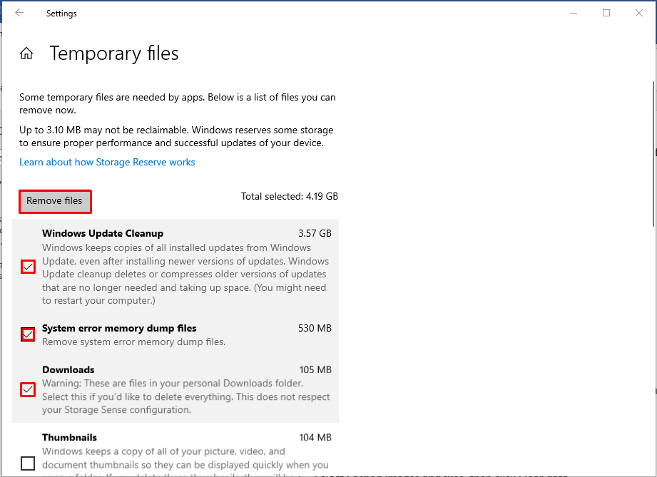 C drive full for no reason