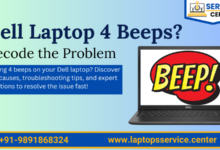 Dell laptop 4 beeps