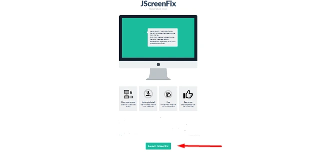 Black dot on laptop screen