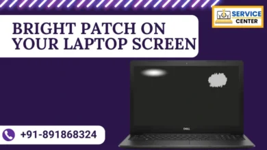Bright Patch on Laptop Screen