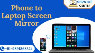 phone to laptop screen mirror