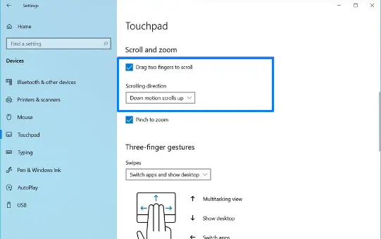 Fix Two Finger Scroll Not Working : 5 Secret Ninja Moves Checking touchpad settings in Windows to enable two-finger scroll