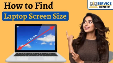 How to find Laptop Screen size