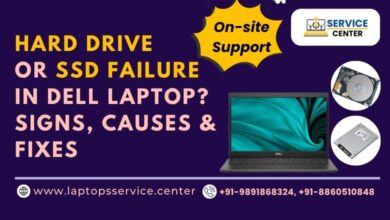 Hard Drive or SSD Failure in Dell Laptop