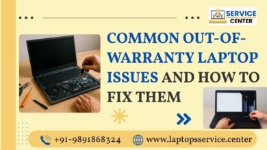 Common out-of-warranty laptop issues