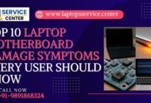 Laptop Motherboard Damage Symptoms