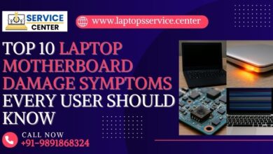 Laptop Motherboard Damage Symptoms