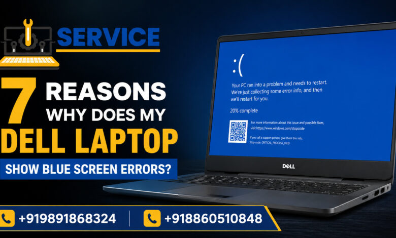 7 Reasons Why Does My Dell Laptop Show Blue Screen Errors? Blue Screen Errors