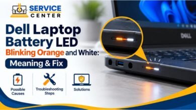Dell Laptop Battery LED Blinking Orange and White: Meaning & Fix Dell laptop battery LED blinking orange and white